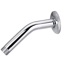 Hydro angled shower arm